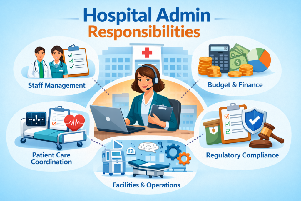 Hospital Admin Responsibilities