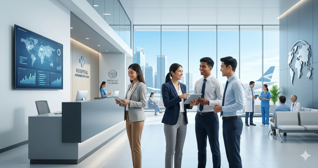 BBA hospital Administration with minor in medical tourism