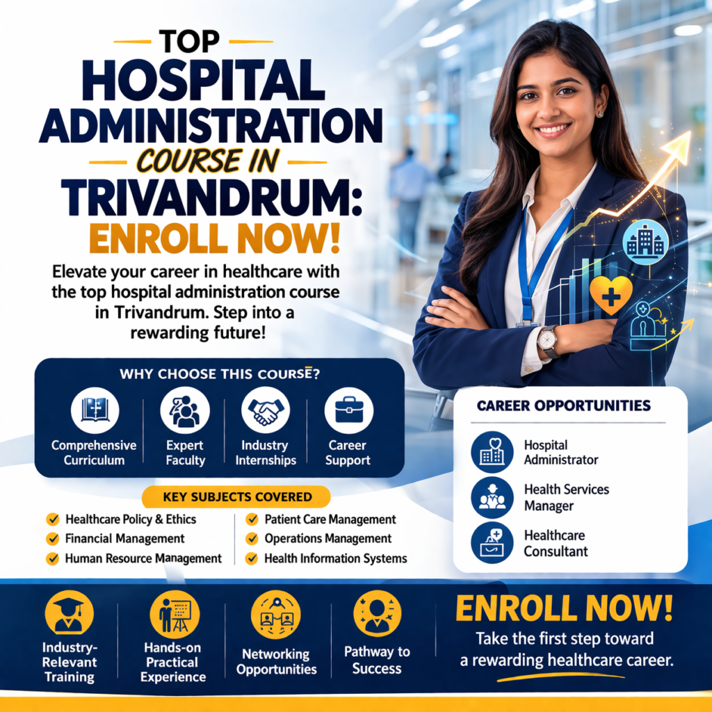 Top Hospital Administration Course in Trivandrum