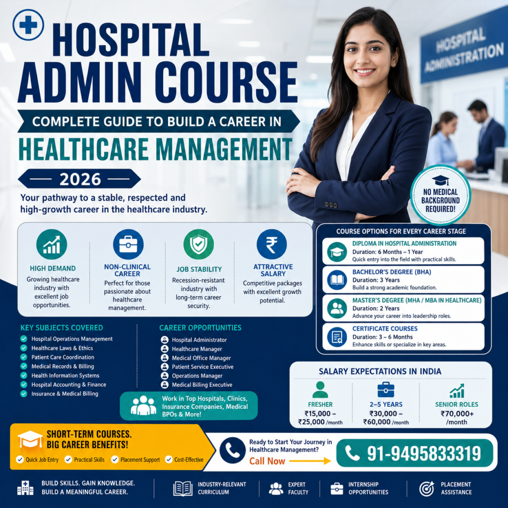 Hospital Admin Course 2026 – Build a Career in Healthcare Management