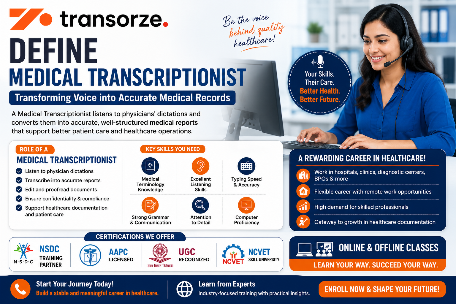 medical transcriptionist